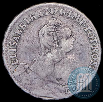 Picture 24 kopecks 1757 year  "For Livonia"