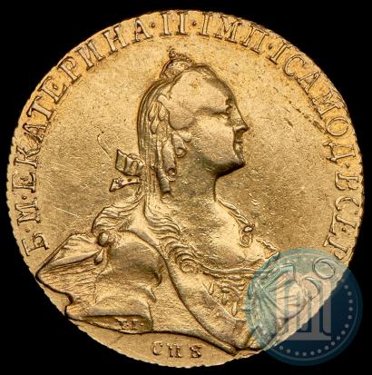 Фото 10 рублей 1766 года СПБ 