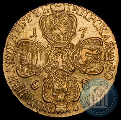Picture 5 roubles 1768 year СПБ 