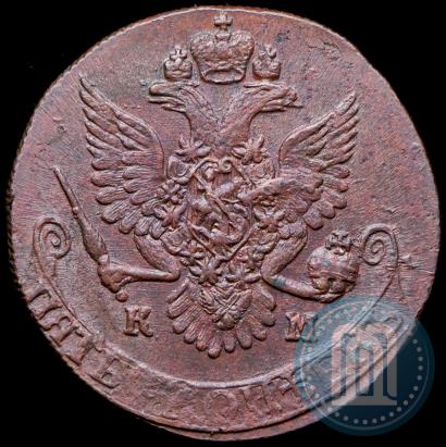 Picture 5 kopecks 1787 year КМ 
