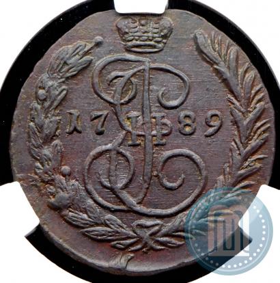 Picture 1 kopeck 1789 year ЕМ 