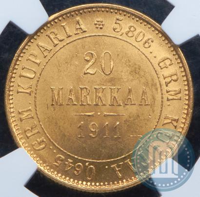 Picture 20 markkaa 1911 year L 