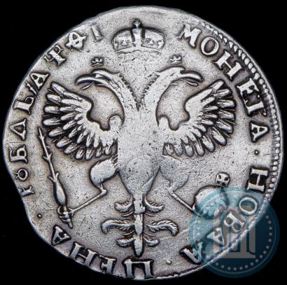 Фото 1 рубль 1719 года OK-L "Портрет в латах"