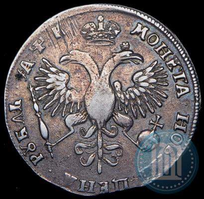Фото 1 рубль 1720 года KO "Портрет в латах"