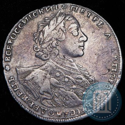 Фото 1 рубль 1723 года OK "Портрет в горностаевой мантии"