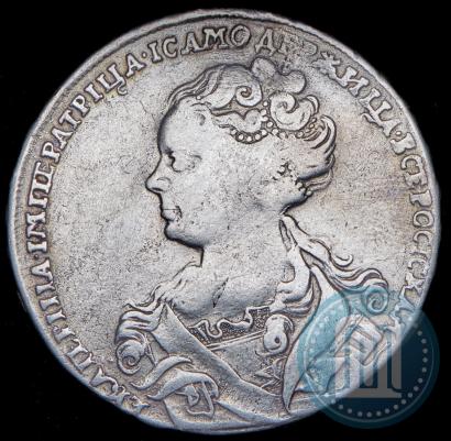 Picture 1 rouble 1726 year  "Moscow type, portrait turned to the left"