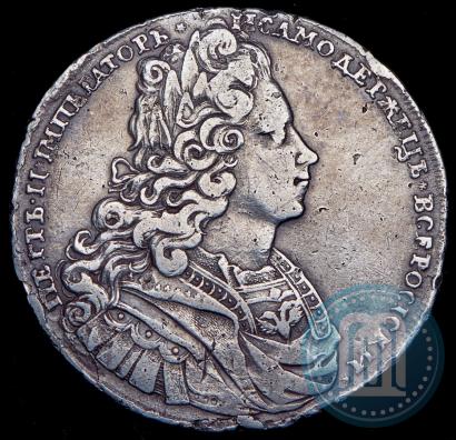 Фото 1 рубль 1727 года  "Московский тип"
