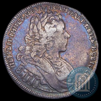 Фото Полтина 1727 года СПБ "Петербургский тип"