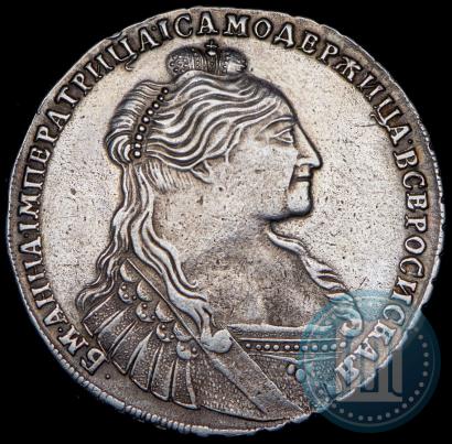 Фото 1 рубль 1735 года  