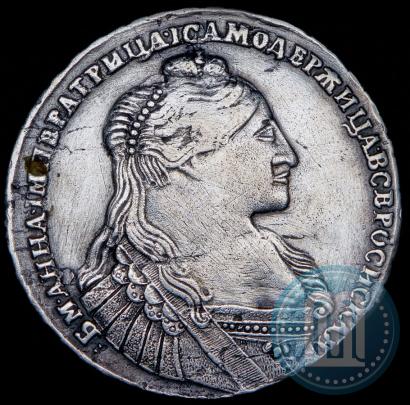 Фото 1 рубль 1735 года  