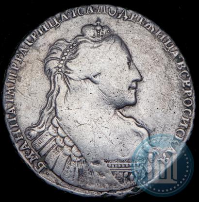 Фото Полтина 1735 года  