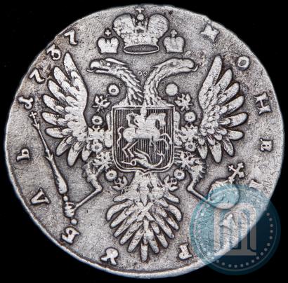 Фото 1 рубль 1737 года  "Тип 1735 года"
