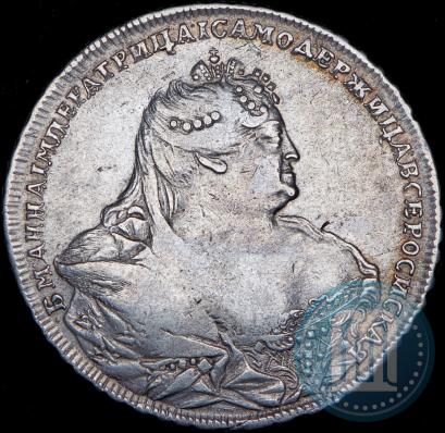 Picture 1 rouble 1737 year  "Moscow type"
