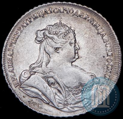 Фото 1 рубль 1738 года СПБ "Петербургский тип"