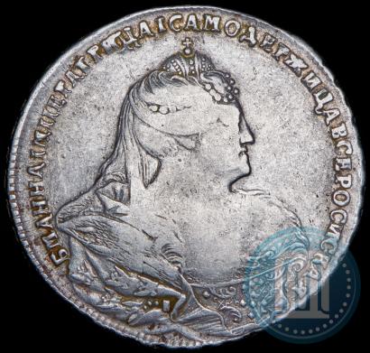 Фото 1 рубль 1740 года  "Московский тип"