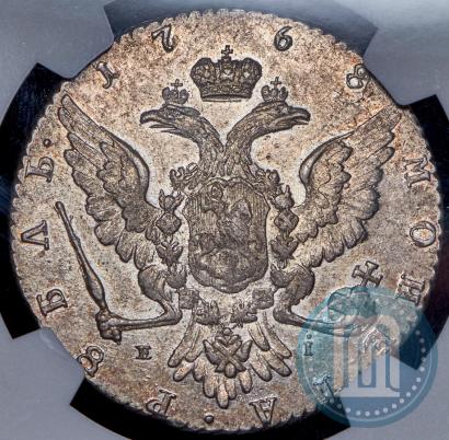 Фото 1 рубль 1768 года ММД-EI 