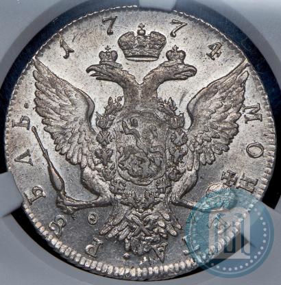 Фото 1 рубль 1774 года СПБ-ФЛ 