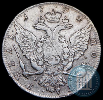 Picture 1 rouble 1774 year СПБ-ФЛ 