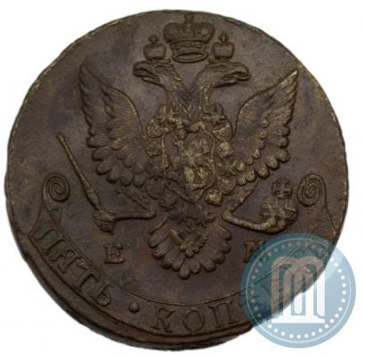 Picture 5 kopecks 1780 year ЕМ 