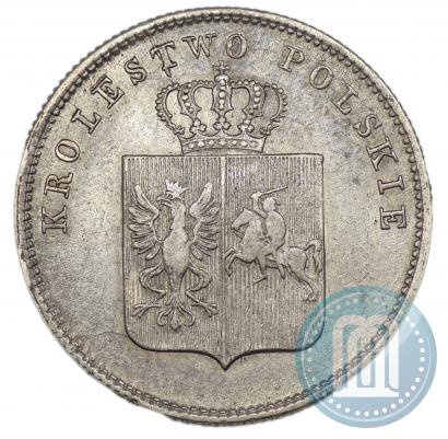 Picture 2 złote 1831 year KG "Polish uprising"