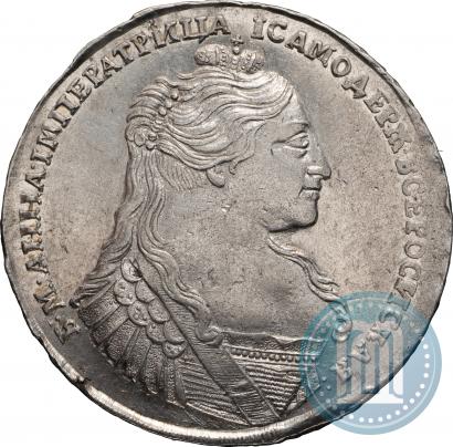 Фото 1 рубль 1734 года  "Тип 1735 года"