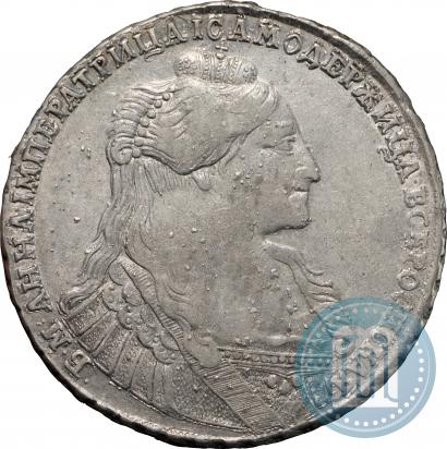 Фото 1 рубль 1735 года  