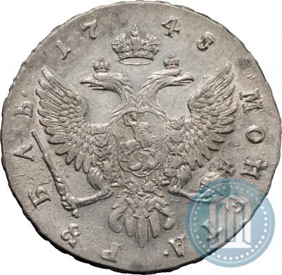 Picture 1 rouble 1748 year ММД 