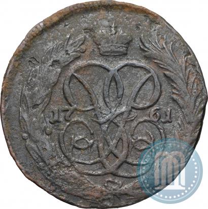 Picture 1 kopeck 1761 year  
