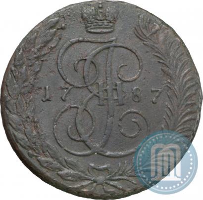 Picture 5 kopecks 1787 year ТМ 