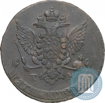 Picture 5 kopecks 1787 year ТМ 