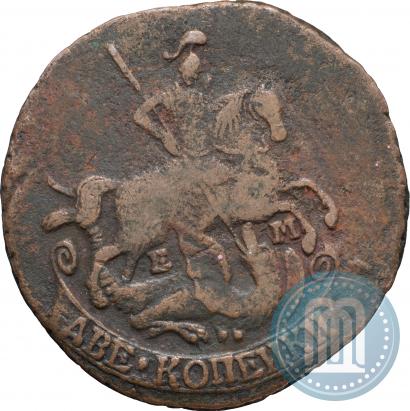 Picture 2 kopecks 1789 year ЕМ 