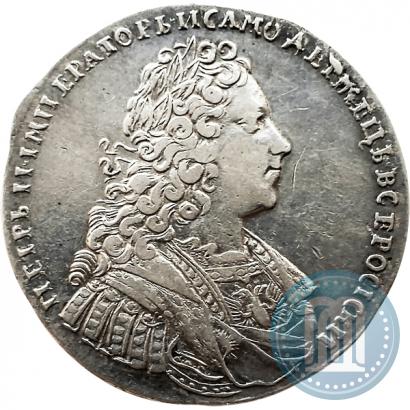 Фото 1 рубль 1729 года  "Тип 1728"
