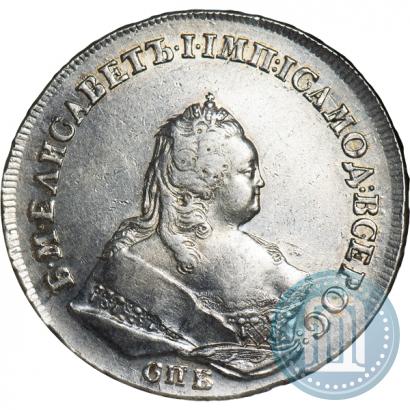 Фото 1 рубль 1742 года СПБ 