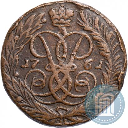 Фото 2 копейки 1761 года  "Номинал под Св. Георгием"