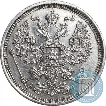 Фото 20 копеек 1886 года СПБ-АГ 