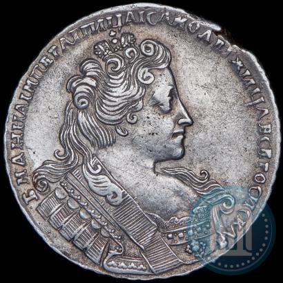 Фото 1 рубль 1733 года  