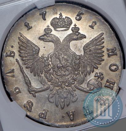 Picture 1 rouble 1751 year СПБ 