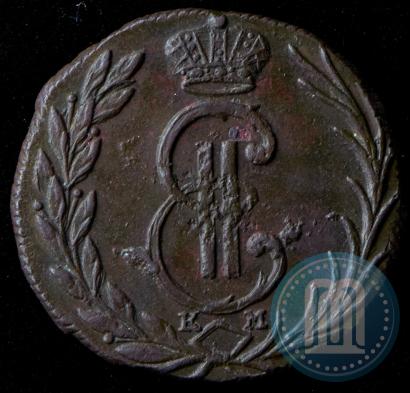 Фото Денга 1768 года КМ 