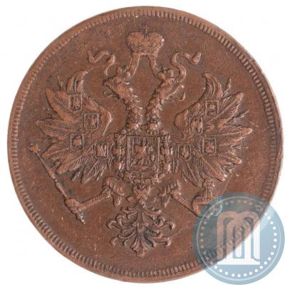 Picture 3 kopecks 1859 year ЕМ "Type of 1849-1857"