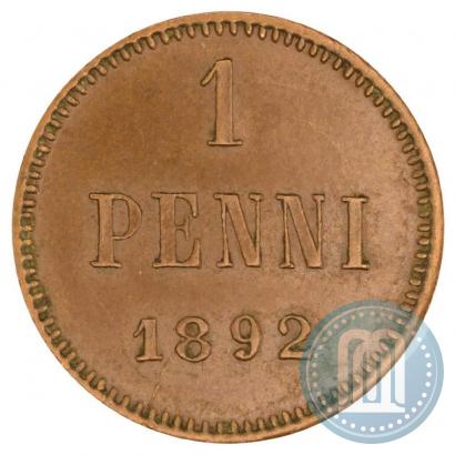 Picture 1 penni 1892 year  