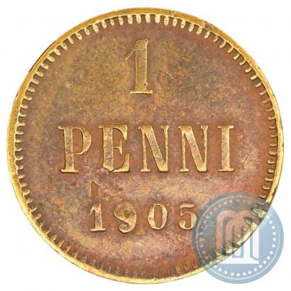 Picture 1 penni 1905 year  