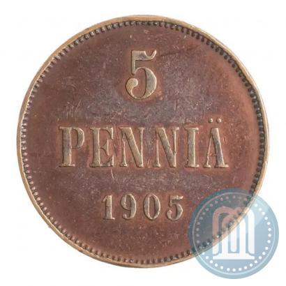 Picture 1 penni 1905 year  