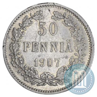 Picture 50 pennia 1907 year L 