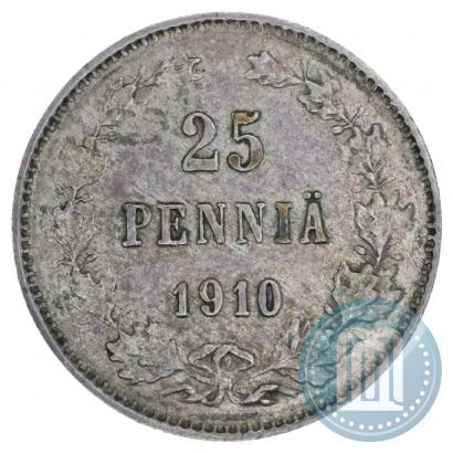 Picture 25 pennia 1910 year L 
