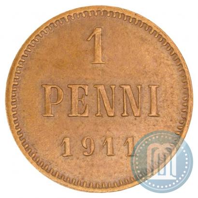 Picture 1 penni 1911 year  