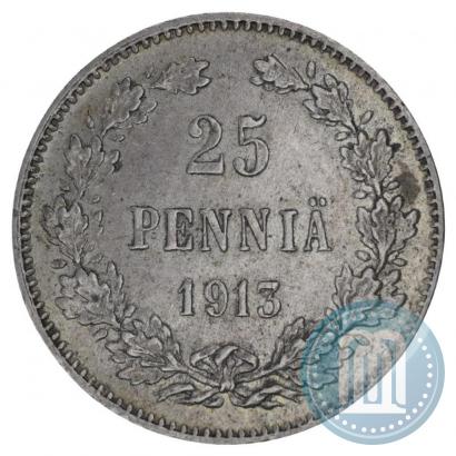 Picture 25 pennia 1913 year S 