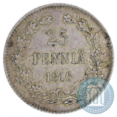 Picture 25 pennia 1916 year S 