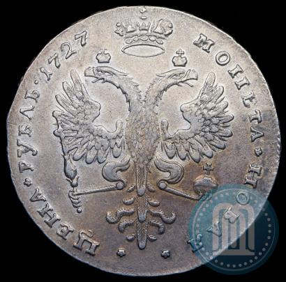 Picture 1 rouble 1727 year  "Moscow type, portrait turned to the right"