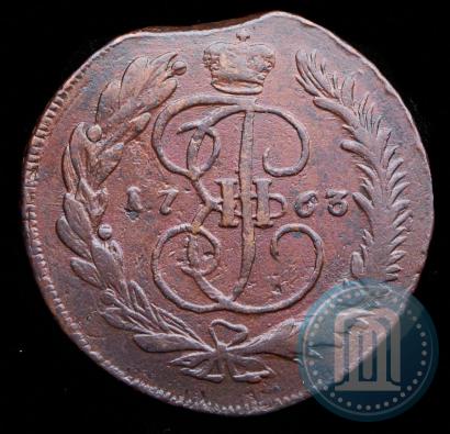 Picture 5 kopecks 1763 year ММ 