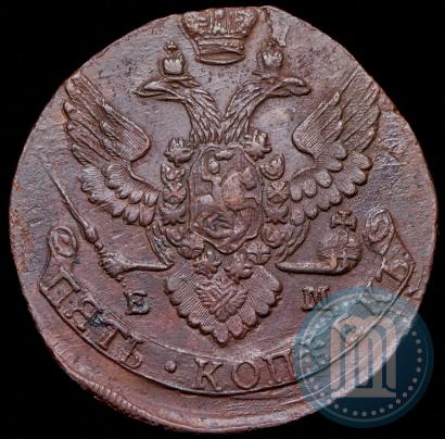Фото 5 копеек 1792 года ЕМ 